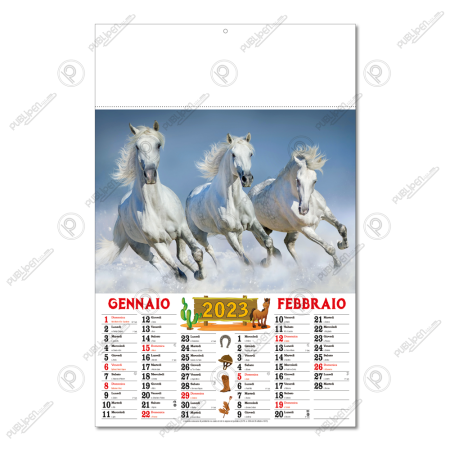 Calendario-2023-figurato-D30-cavalli-publipen